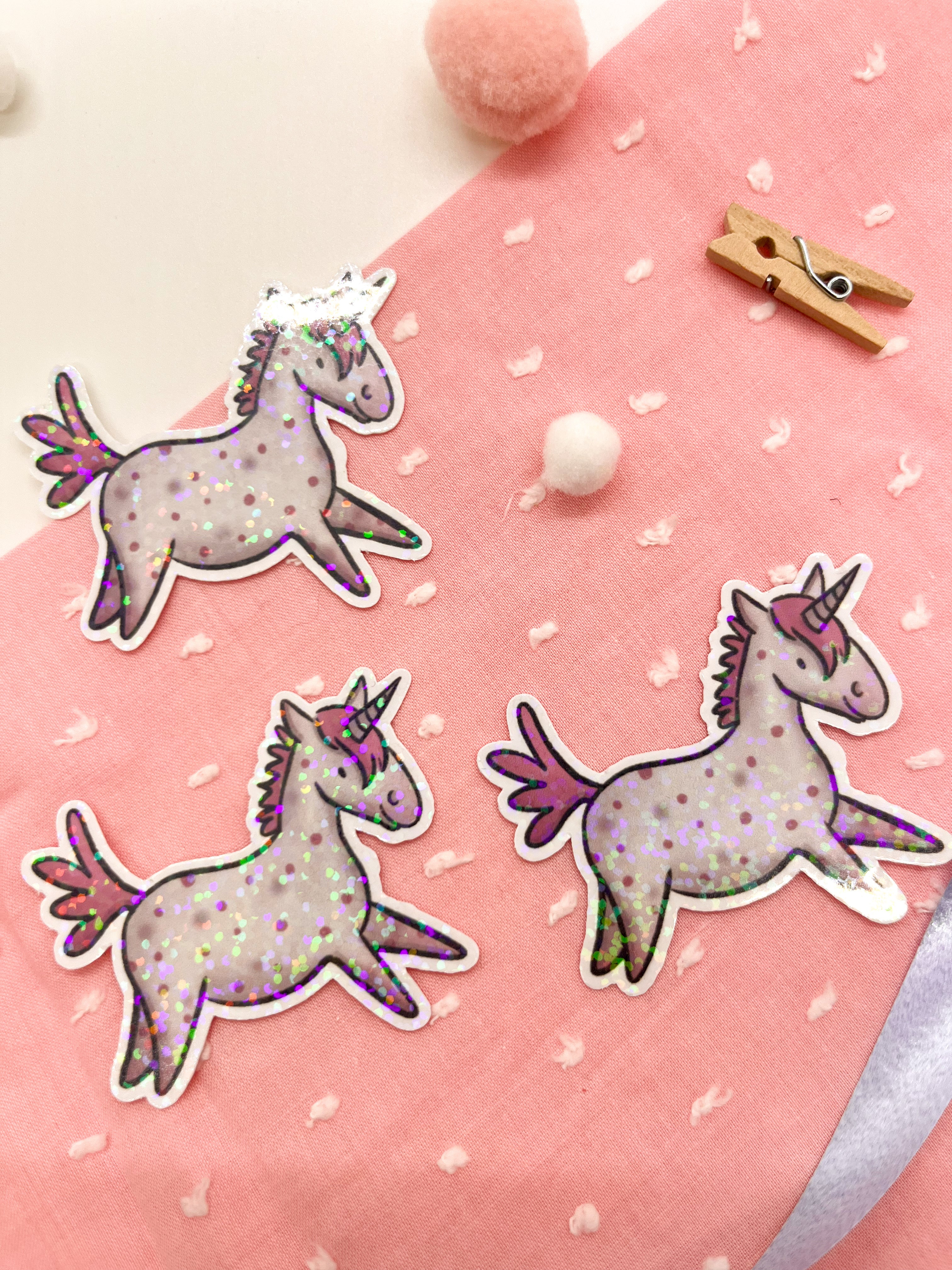 Glitzersticker "Einhorn"